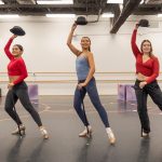 Photo from a rehearsal of Jerry's Girls.