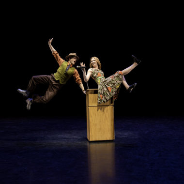 Photo by Ed Flores featuring UA Dance Ensemble members Brendan Kellam and Amanda O'Brien