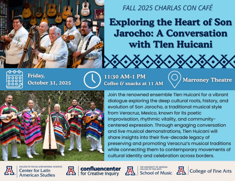Fall 2025 Charlas con Café | Exploring the Heart of Son Jarocho: A conversation with Tlen Huicani