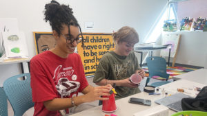 Students explore STEAM practices in ‘ArtMachines’ workshop