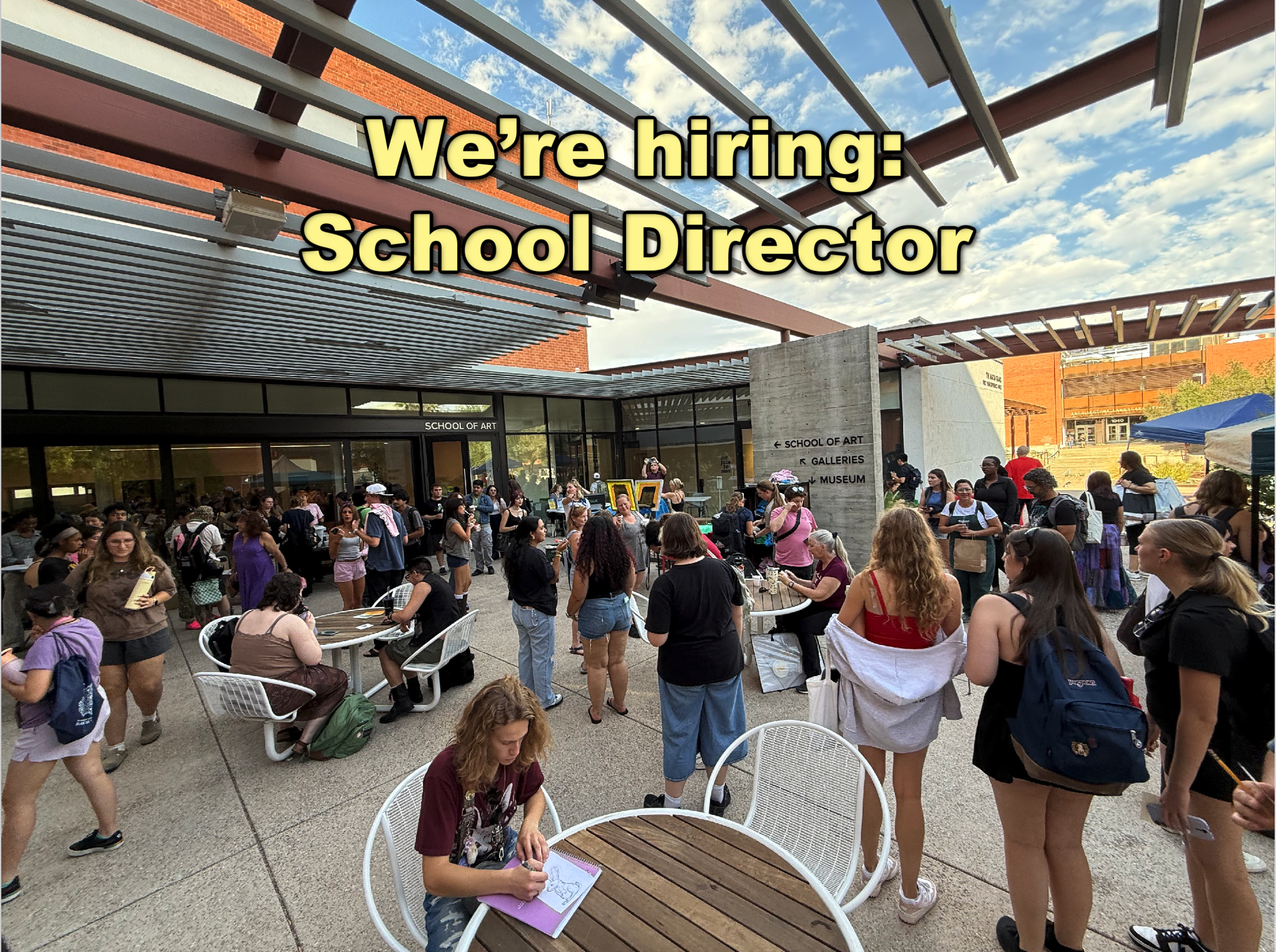We're looking for a new director